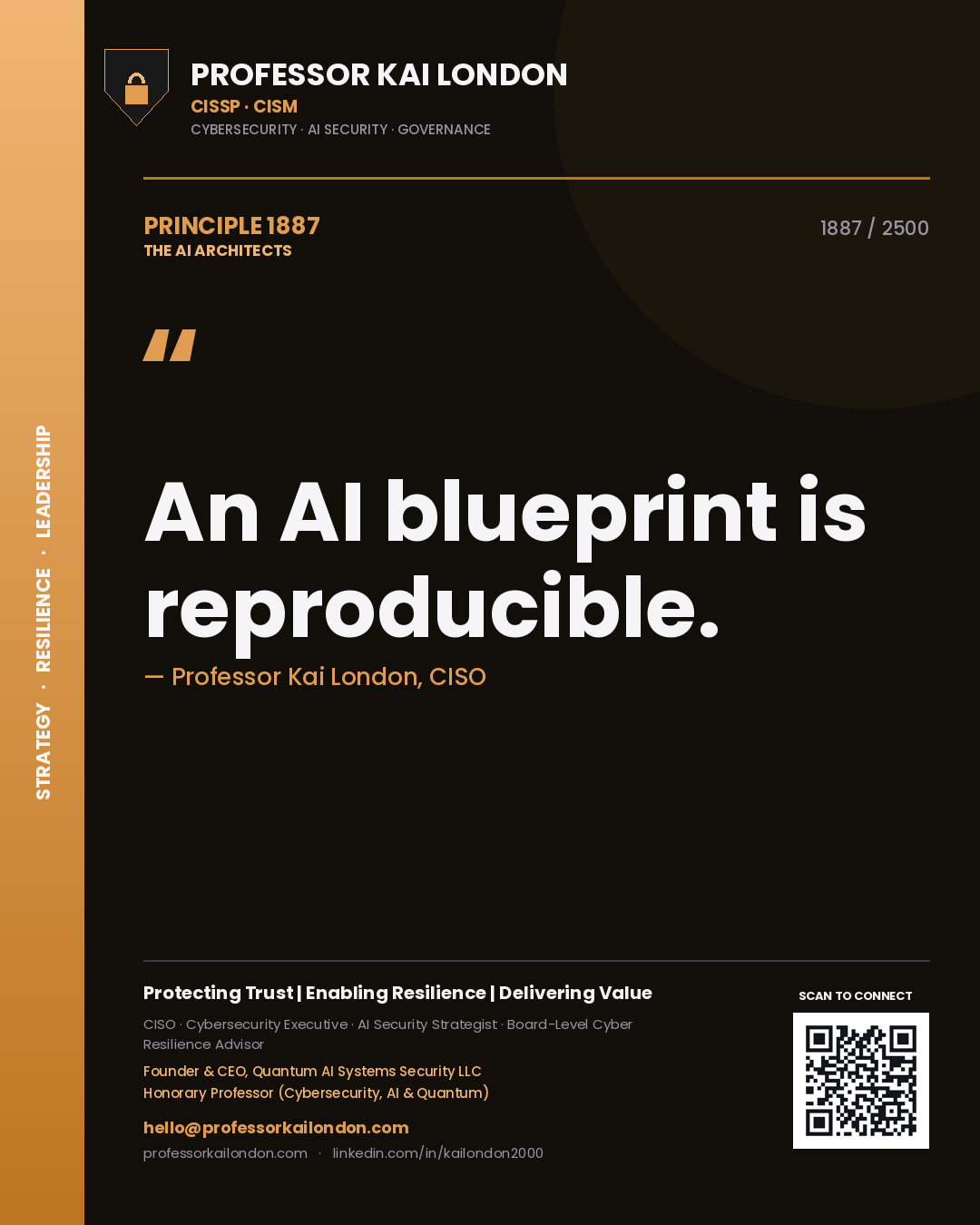Professor Kai London principle 1887: An AI blueprint is reproducible.