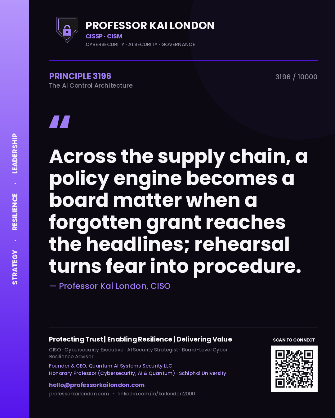 Professor Kai London principle 3196: Across the supply chain, a policy engine becomes a board matter when a forgotten grant reaches the headlines; rehearsal turns fear into procedure.